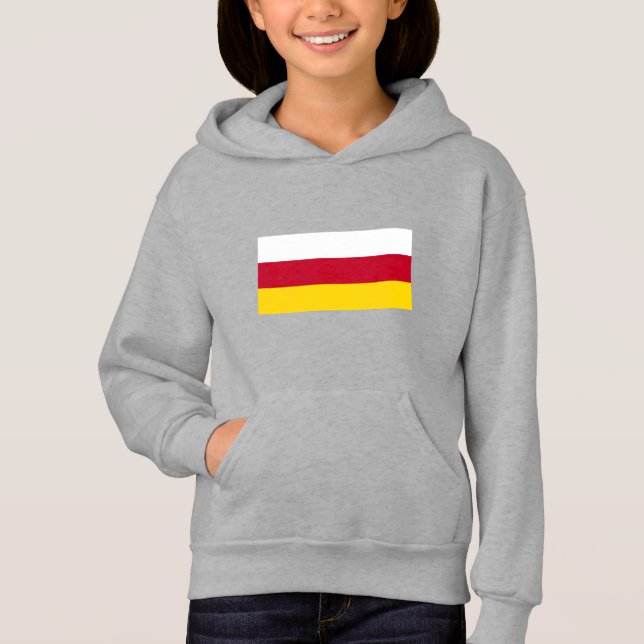 Camiseta Bandeira da Ossétia do Norte (Frente)