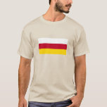 Camiseta Bandeira da Ossétia do Norte<br><div class="desc">Bandeira patriótica da Ossétia do Norte Alânia.</div>