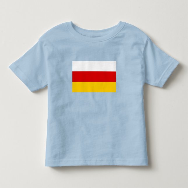 Camiseta Bandeira da Ossétia do Sul (Frente)