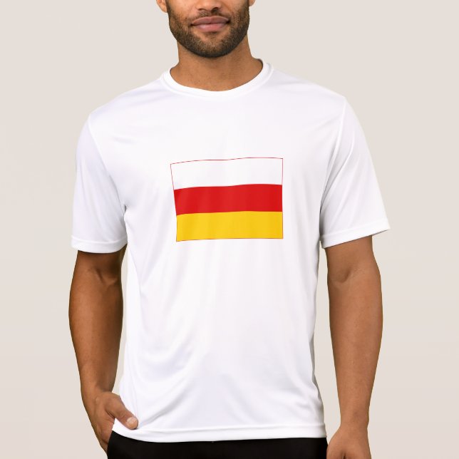 Camiseta Bandeira da Ossétia do Sul (Frente)