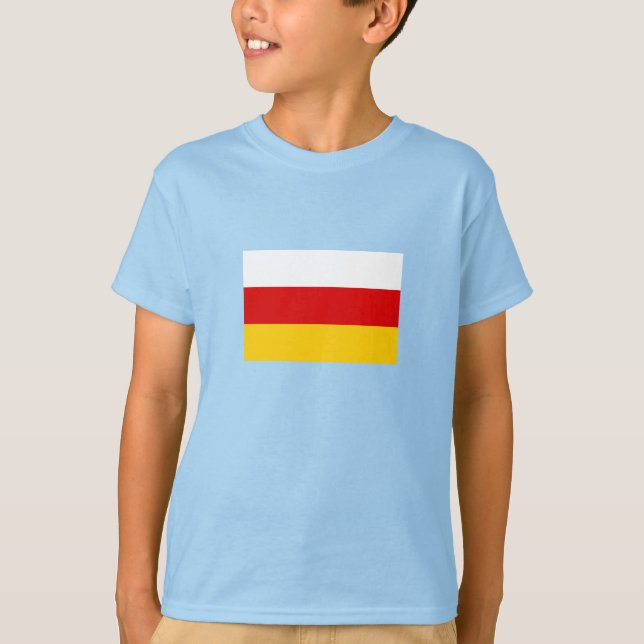 Camiseta Bandeira da Ossétia do Sul (Frente)