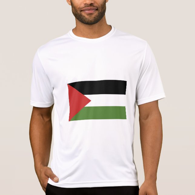 Camiseta bandeira da Palestina (Frente)