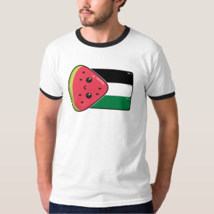 Camiseta Bandeira da Palestina Cura com Palestina Livre de