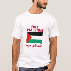Camiseta Bandeira da Palestina Livre