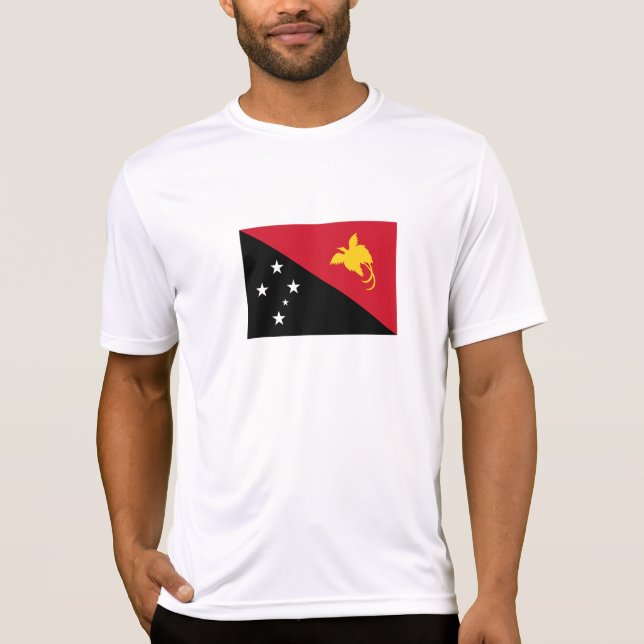 Camiseta Bandeira da Papua-Nova Guiné (Frente)