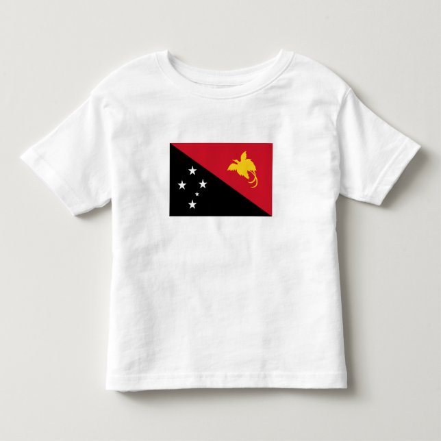 Camiseta Bandeira da Papua-Nova Guiné (Frente)