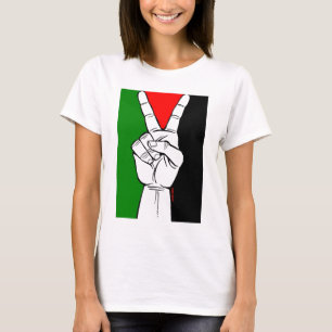 Camiseta Bandeira da paz de Palestina