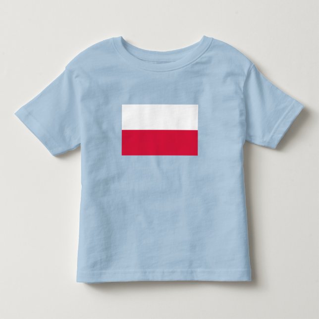 Camiseta Bandeira da Polônia (Frente)