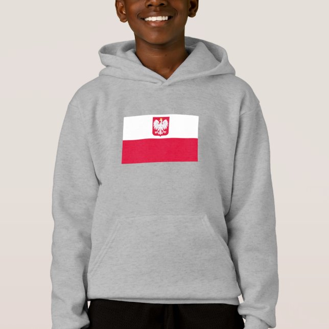 Camiseta Bandeira da Polônia (Frente)