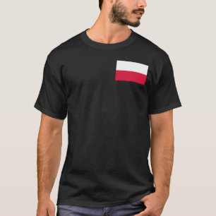 Camiseta Bandeira da Polônia