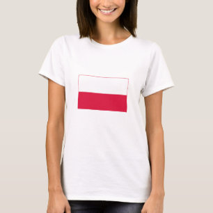 Camiseta Bandeira da Polônia