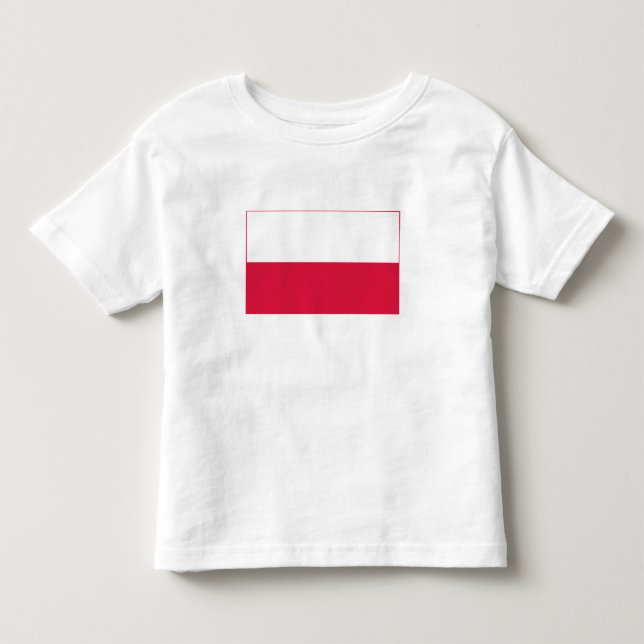 Camiseta Bandeira da Polônia (Frente)
