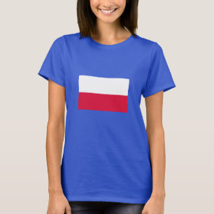 Camiseta Bandeira da Polônia