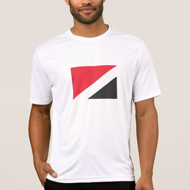 Camiseta Bandeira da Principado de Sealand (Frente)