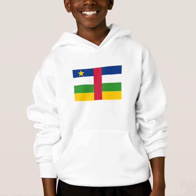 Camiseta Bandeira da República Centro-Africana (Frente)