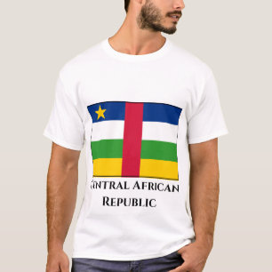 Camiseta Bandeira da República Centro-Africana