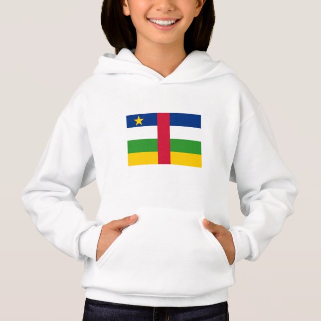 Camiseta Bandeira da República Centro-Africana (Frente)