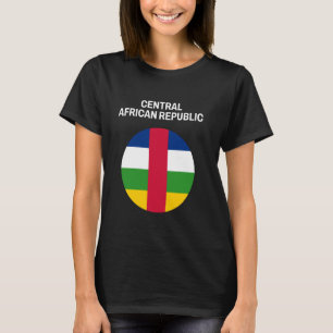 Camiseta Bandeira da República Centro-Africana Moderna