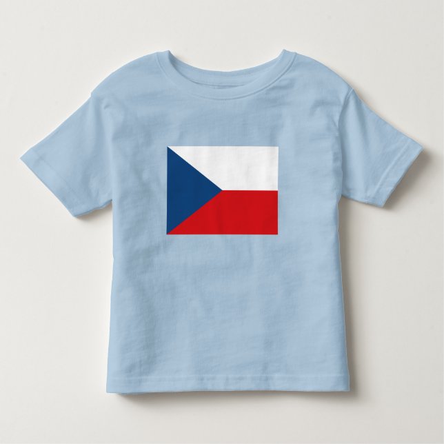 Camiseta Bandeira da República Checa (Frente)