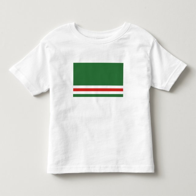 Camiseta Bandeira da República Chechena de Ichkeria (Frente)