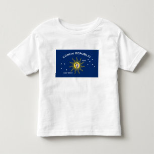 Camiseta Bandeira da República Conch, Bandeira de Key West
