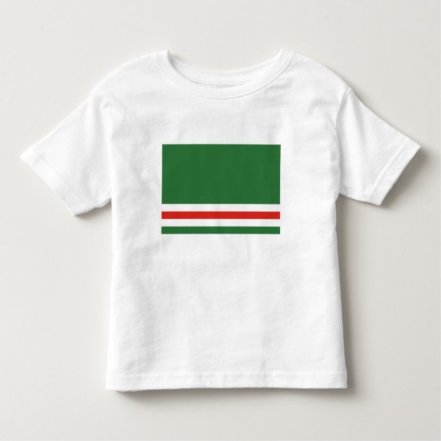 Camiseta Bandeira da República da Chechênia (Frente)