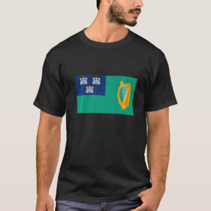 Camiseta Bandeira Da República De Dublin Da Irlanda