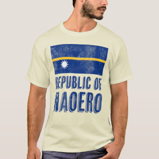 Camiseta Bandeira da República de Naoero Grunge
