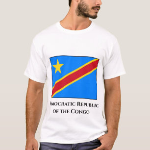 Camiseta Bandeira da República Democrática do Congo