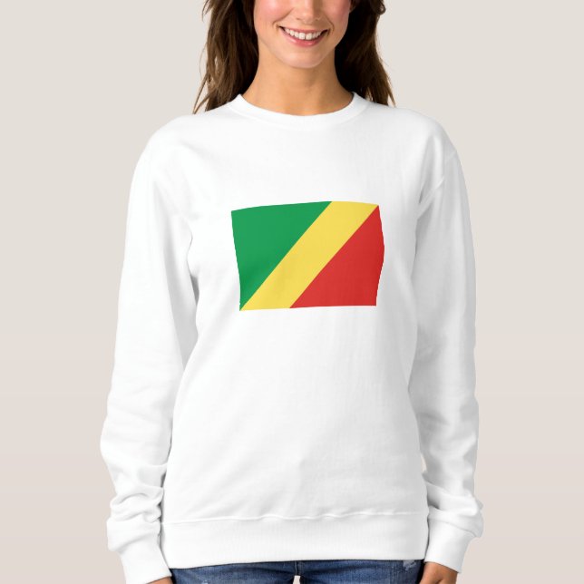 Camiseta Bandeira da República do Congo (Frente)