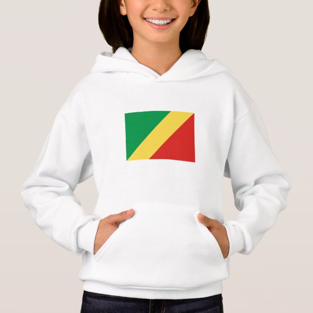 Camiseta Bandeira da República do Congo (Frente)