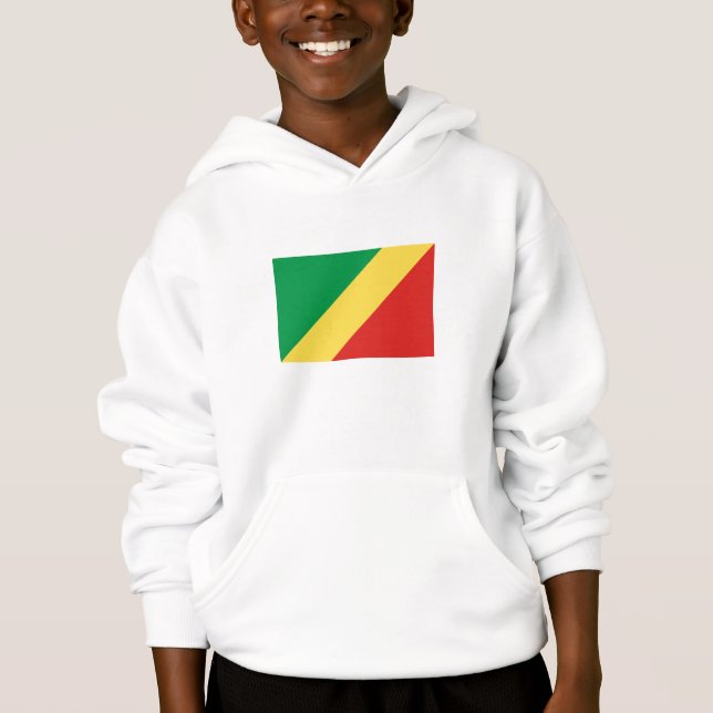 Camiseta Bandeira da República do Congo (Frente)
