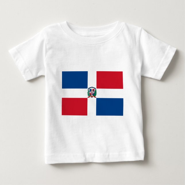 Camiseta Bandeira da República Dominicana (Frente)