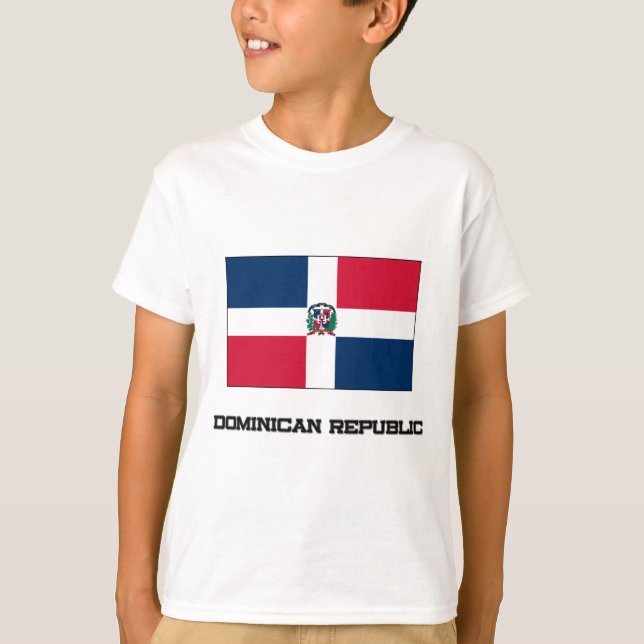 Camiseta Bandeira da República Dominicana (Frente)