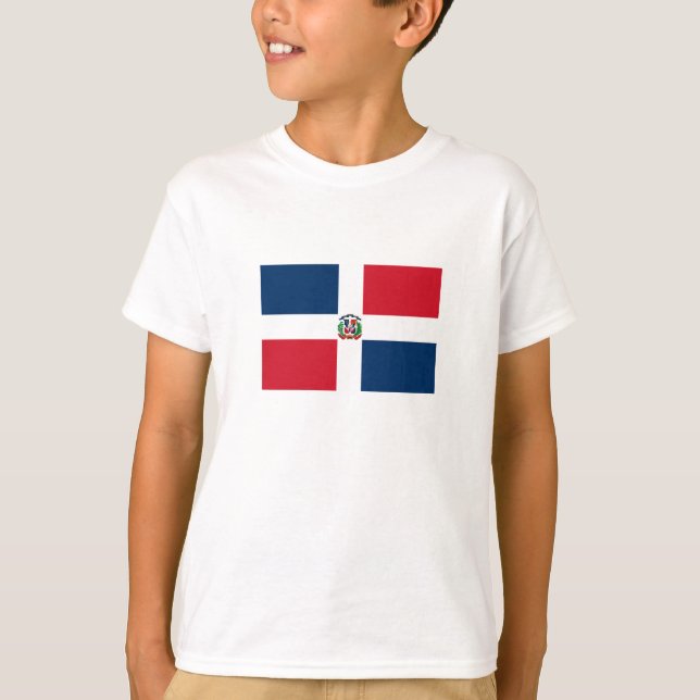 Camiseta Bandeira da República Dominicana (Frente)