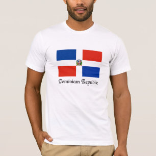 Camiseta Bandeira da República Dominicana, design personali