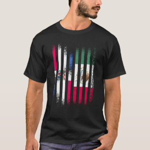 Camiseta Bandeira da República Dominicana México Cultivou B