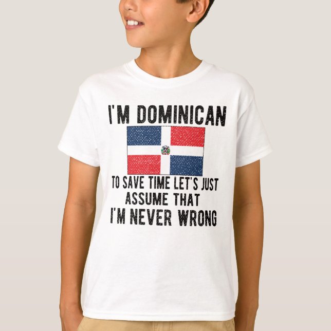 Camiseta Bandeira da República Dominicana Orots Dominicana  (Frente)