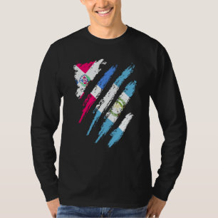 Camiseta Bandeira da República Dominicana País Crescido Gua