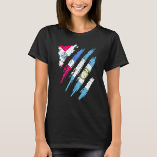 Camiseta Bandeira da República Dominicana País de origem da