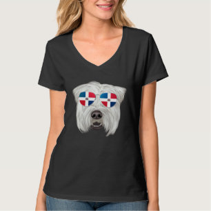 Camiseta Bandeira da República Dominicana Soft Coated Wheat