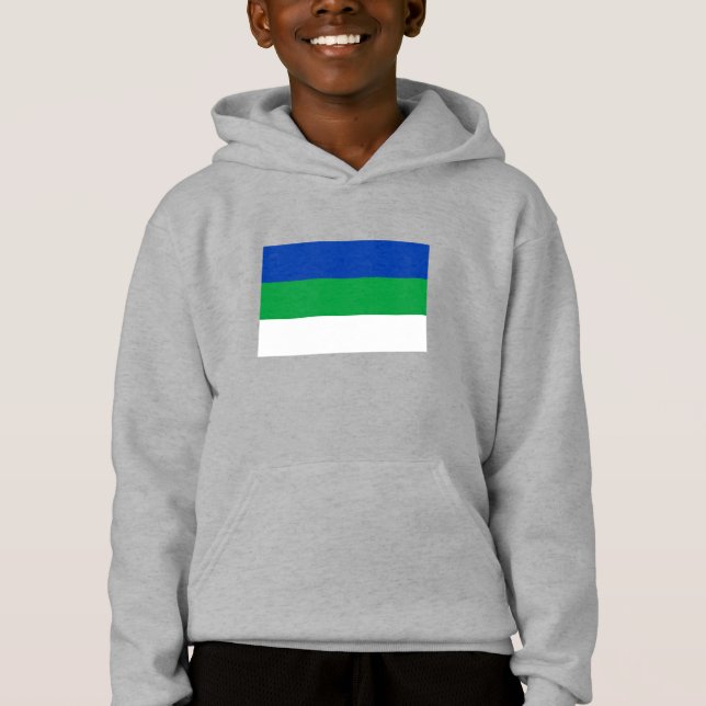 Camiseta Bandeira da República Komi (Frente)