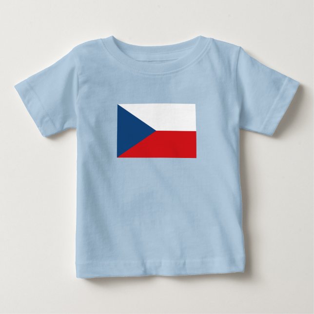 Camiseta Bandeira da República Tcheca (Frente)