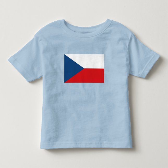 Camiseta Bandeira da República Tcheca (Frente)
