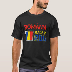 Camiseta Bandeira Da Romênia