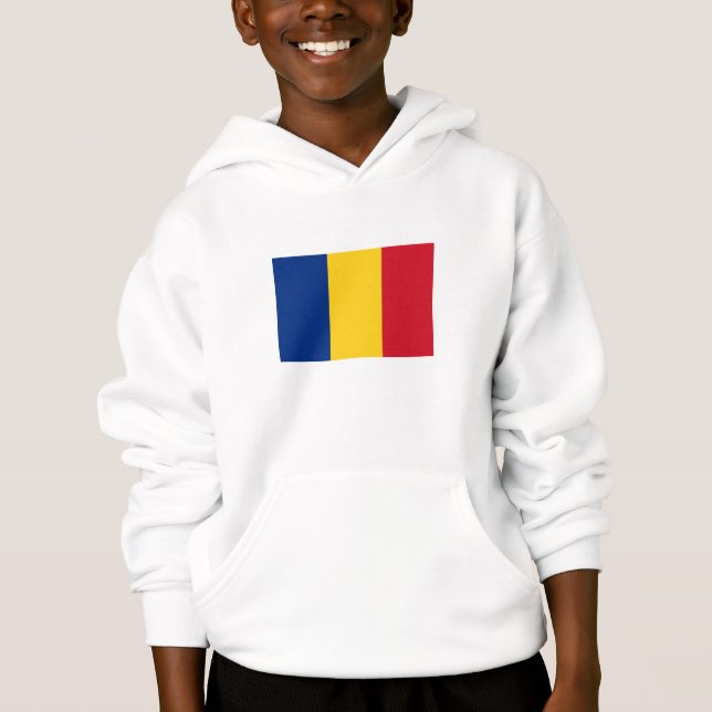 Camiseta Bandeira da Romênia (Frente)