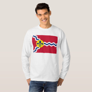 Camiseta Bandeira da Rua Louis, Missouri