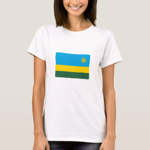 Camiseta Bandeira da Ruanda