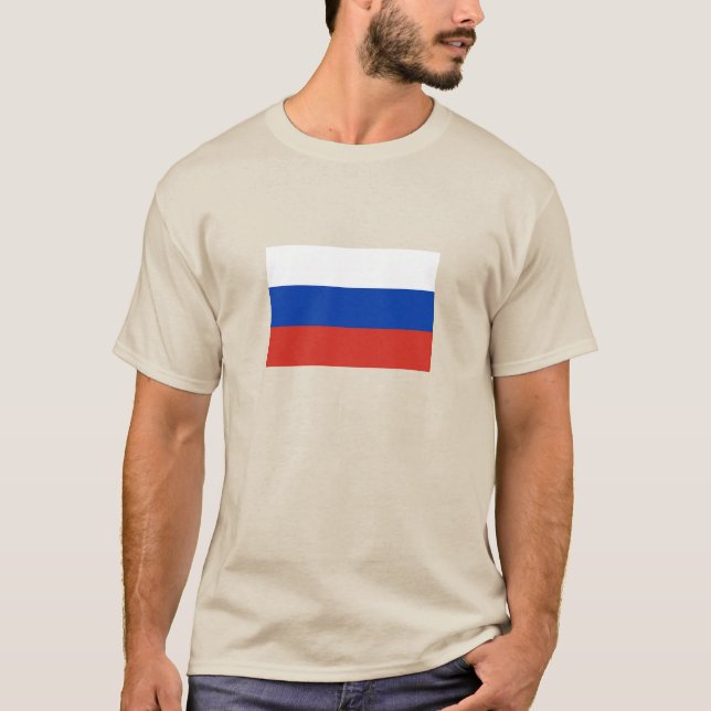Camiseta Bandeira da Rússia (Frente)