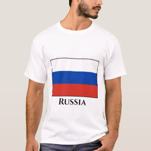 Camiseta Bandeira da Rússia
